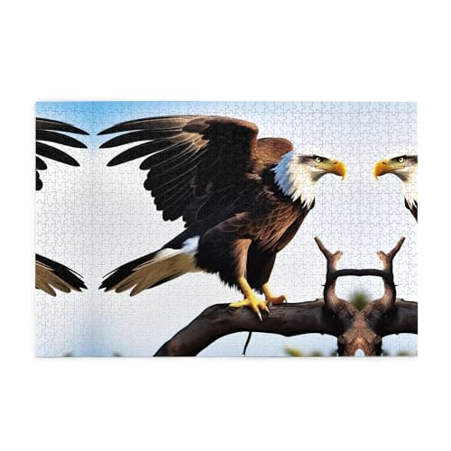Jigsaw Puzzles1000 Teile Jkiegoq Adler mit Flügeln Gedruckt Pädagogische Intellektuelle Holzpuzzles Lustige Puzzles Stressabbau-Spiel Jigsaw Puzzles1000 Teile Jkiegoq Adler mit Flügeln Gedruckt Pädagogische Intellektuelle Holzpuzzles Lustige Puzzles Stressabbau-Spiel von JKIEGOQ