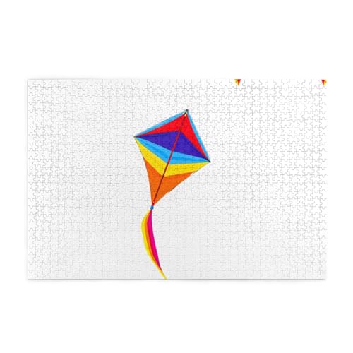 Jigsaw Puzzles1000 Teile Jkiegoq Big Kite Holding Small Kite Printed Educational Intellectual Wooden Puzzles, Fun Puzzles, Stress Relieving Game Jigsaw Puzzles1000 Teile Jkiegoq Big Kite Holding Small Kite Printed Educational Intellectual Wooden Puzzles, Fun Puzzles, Stress Relieving Game von JKIEGOQ