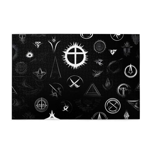 Jigsaw Puzzles1000 Teile Jkiegoq Black and White Universe Printed Educational Intellectual Wooden Puzzles, Fun Puzzles, Stress Relieving Game Jigsaw Puzzles1000 Teile Jkiegoq Black and White Universe Printed Educational Intellectual Wooden Puzzles, Fun Puzzles, Stress Relieving Game von JKIEGOQ