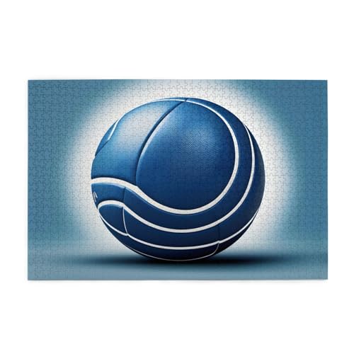 Jigsaw Puzzles1000 Teile Jkiegoq Blauer Volleyball Gedruckt Pädagogische Intellektuelle Holzpuzzles Lustige Puzzles Stressabbau-Spiel Jigsaw Puzzles1000 Teile Jkiegoq Blauer Volleyball Gedruckt Pädagogische Intellektuelle Holzpuzzles Lustige Puzzles Stressabbau-Spiel von JKIEGOQ