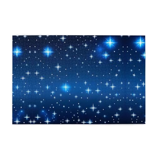 Jigsaw Puzzles1000 Teile Jkiegoq Blue Star Pattern Printed Educational Intellectual Wooden Puzzles, Fun Puzzles, Stress Relieving Game Jigsaw Puzzles1000 Teile Jkiegoq Blue Star Pattern Printed Educational Intellectual Wooden Puzzles, Fun Puzzles, Stress Relieving Game von JKIEGOQ