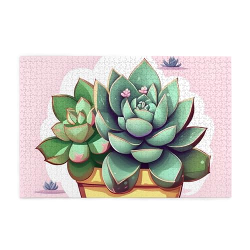 Jigsaw Puzzles1000 Teile Jkiegoq Cartoon Sukkulenten Gedruckt Pädagogische Intellektuelle Holzpuzzles Lustige Puzzles Stressabbau Spiel Jigsaw Puzzles1000 Teile Jkiegoq Cartoon Sukkulenten Gedruckt Pädagogische Intellektuelle Holzpuzzles Lustige Puzzles Stressabbau Spiel von JKIEGOQ