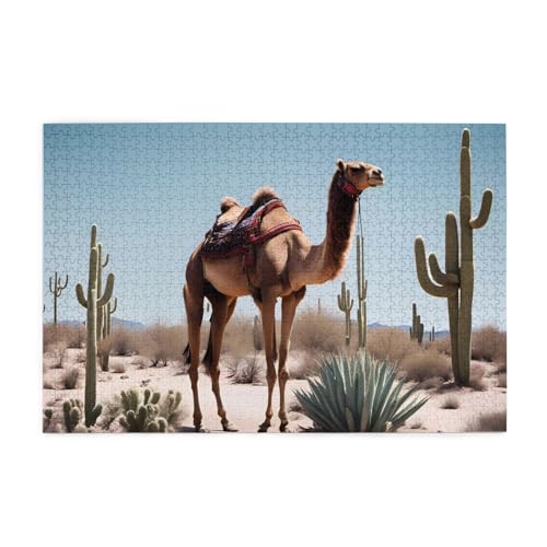 Jigsaw Puzzles1000 Teile Jkiegoq Desert Cute Camel Printed Educational Intellectual Wooden Puzzles, Fun Puzzles, Stress Relieving Game Jigsaw Puzzles1000 Teile Jkiegoq Desert Cute Camel Printed Educational Intellectual Wooden Puzzles, Fun Puzzles, Stress Relieving Game von JKIEGOQ