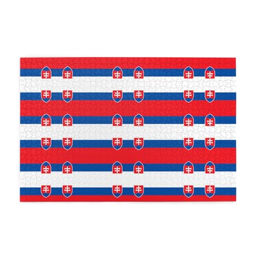 Jigsaw Puzzles1000 Teile Jkiegoq Flagge der Slowakei Gedruckt Pädagogische Intellektuelle Holzpuzzles Lustige Puzzles Stressabbau Spiel Jigsaw Puzzles1000 Teile Jkiegoq Flagge der Slowakei Gedruckt Pädagogische Intellektuelle Holzpuzzles Lustige Puzzles Stressabbau Spiel von JKIEGOQ