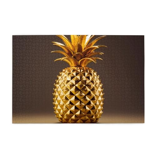 Jigsaw Puzzles1000 Teile Jkiegoq Gold Ananas Gedruckt Pädagogische Intellektuelle Holzpuzzles Lustige Puzzles Stressabbau Spiel Jigsaw Puzzles1000 Teile Jkiegoq Gold Ananas Gedruckt Pädagogische Intellektuelle Holzpuzzles Lustige Puzzles Stressabbau Spiel von JKIEGOQ