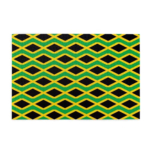 Jigsaw Puzzles1000 Teile Jkiegoq Jamaika Flagge Gedruckt Pädagogische Intellektuelle Holzpuzzles Lustige Puzzles Stressabbau Spiel Jigsaw Puzzles1000 Teile Jkiegoq Jamaika Flagge Gedruckt Pädagogische Intellektuelle Holzpuzzles Lustige Puzzles Stressabbau Spiel von JKIEGOQ