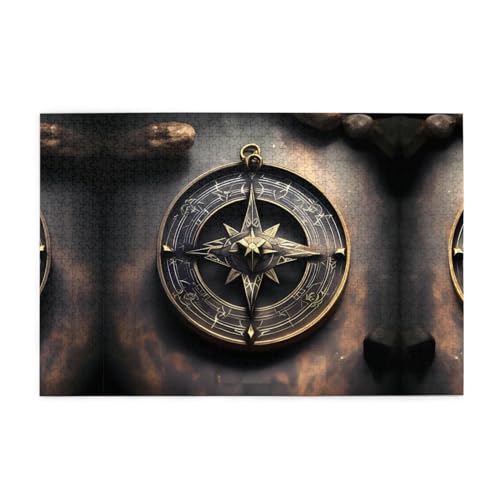 Jigsaw Puzzles1000 Teile Jkiegoq Magisches Design Norse Runen Kompass Gedruckt Pädagogische Intellektuelle Holzpuzzles Lustige Puzzles Stressabbau Spiel Jigsaw Puzzles1000 Teile Jkiegoq Magisches Design Norse Runen Kompass Gedruckt Pädagogische Intellektuelle Holzpuzzles Lustige Puzzles Stressabbau Spiel von JKIEGOQ