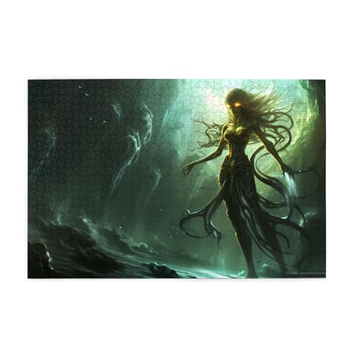 Jigsaw Puzzles1000 Teile Jkiegoq Mysterious Sirene Printed Educational Intellectual Wooden Puzzles, Fun Puzzles, Stress Relieving Game Jigsaw Puzzles1000 Teile Jkiegoq Mysterious Sirene Printed Educational Intellectual Wooden Puzzles, Fun Puzzles, Stress Relieving Game von JKIEGOQ