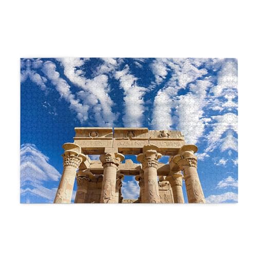 Jigsaw Puzzles1000 Teile Jkiegoq Mysterious Stone Pillar Printed Educational Intellectual Wooden Puzzles, Fun Puzzles, Stress Relieving Game von JKIEGOQ