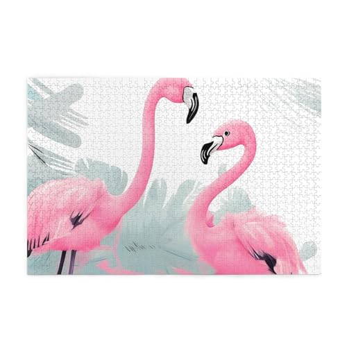 Jigsaw Puzzles1000 Teile Jkiegoq Pink Flamingo Printed Educational Intellectual Wooden Puzzles, Fun Puzzles, Stress Relieving Game Jigsaw Puzzles1000 Teile Jkiegoq Pink Flamingo Printed Educational Intellectual Wooden Puzzles, Fun Puzzles, Stress Relieving Game von JKIEGOQ