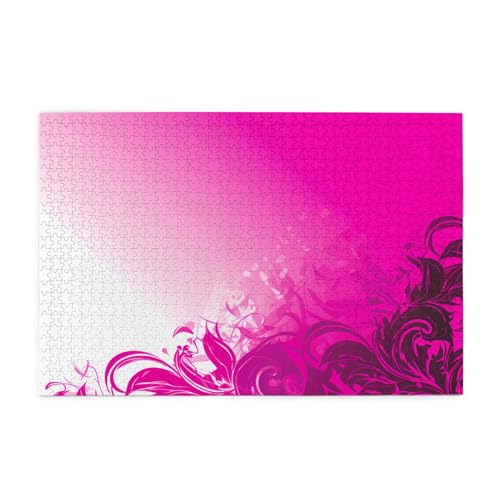 Jigsaw Puzzles1000 Teile Jkiegoq Rosa Hintergründe Gedruckt Pädagogische Intellektuelle Holzpuzzles Lustige Puzzles Stressabbau-Spiel Jigsaw Puzzles1000 Teile Jkiegoq Rosa Hintergründe Gedruckt Pädagogische Intellektuelle Holzpuzzles Lustige Puzzles Stressabbau-Spiel von JKIEGOQ