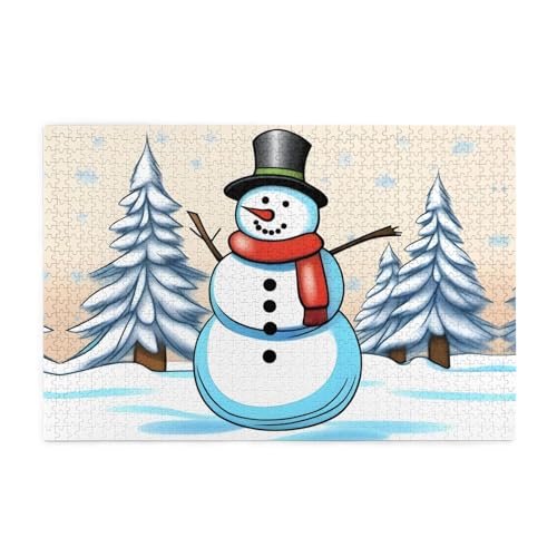 Jigsaw Puzzles1000 Teile Jkiegoq Schneemann Gedruckt Pädagogische Intellektuelle Holzpuzzles Lustige Puzzles Stressabbau Spiel Jigsaw Puzzles1000 Teile Jkiegoq Schneemann Gedruckt Pädagogische Intellektuelle Holzpuzzles Lustige Puzzles Stressabbau Spiel von JKIEGOQ