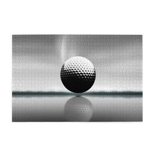 Jigsaw Puzzles1000 Teile Jkiegoq Schwarz-Weiß-Golf-gedruckte pädagogische intellektuelle Holzpuzzles, lustige Puzzles, Stressabbau-Spiel Jigsaw Puzzles1000 Teile Jkiegoq Schwarz-Weiß-Golf-gedruckte pädagogische intellektuelle Holzpuzzles, lustige Puzzles, Stressabbau-Spiel von JKIEGOQ