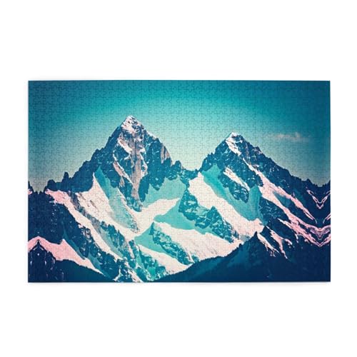 Jigsaw Puzzles1000 Teile Jkiegoq Snow On Top of A Mountain Printed Educational Intellectual Wooden Puzzles, Fun Puzzles, Stress Relieving Game Jigsaw Puzzles1000 Teile Jkiegoq Snow On Top of A Mountain Printed Educational Intellectual Wooden Puzzles, Fun Puzzles, Stress Relieving Game von JKIEGOQ