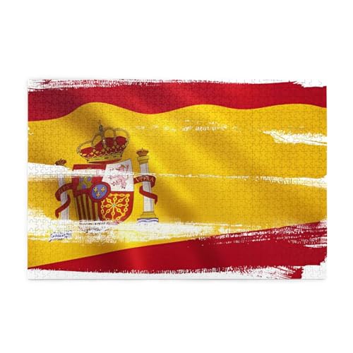 Jigsaw Puzzles1000 Teile Jkiegoq Spanien Flagge Gedruckt Pädagogische Intellektuelle Holzpuzzles Lustige Puzzles Stressabbau Spiel Jigsaw Puzzles1000 Teile Jkiegoq Spanien Flagge Gedruckt Pädagogische Intellektuelle Holzpuzzles Lustige Puzzles Stressabbau Spiel von JKIEGOQ