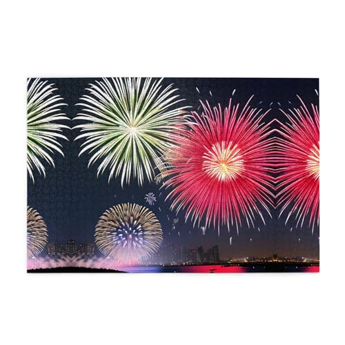 Jigsaw Puzzles1000 Teile Jkiegoq Splendid Fireworks Printed Educational Intellectual Wooden Puzzles, Fun Puzzles, Stress Relieving Game Jigsaw Puzzles1000 Teile Jkiegoq Splendid Fireworks Printed Educational Intellectual Wooden Puzzles, Fun Puzzles, Stress Relieving Game von JKIEGOQ