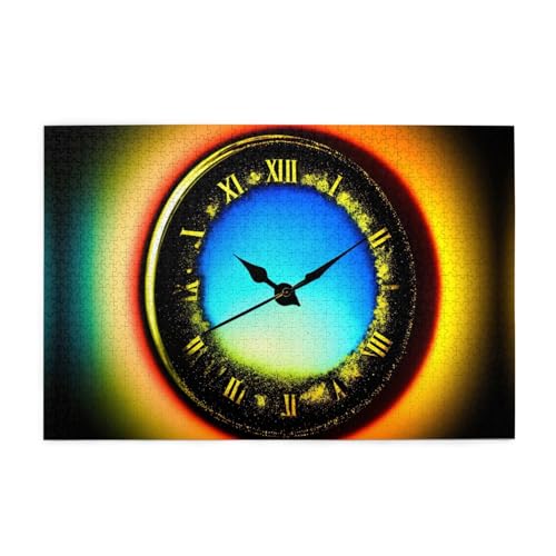 Jigsaw Puzzles1000 Teile Jkiegoq Uhr Gedruckt Pädagogische Intellektuelle Holzpuzzles Lustige Puzzles Stressabbau Spiel Jigsaw Puzzles1000 Teile Jkiegoq Uhr Gedruckt Pädagogische Intellektuelle Holzpuzzles Lustige Puzzles Stressabbau Spiel von JKIEGOQ
