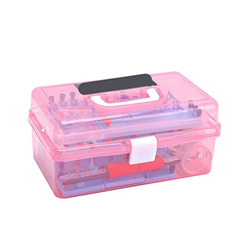 Elektromagnetismus-Experimentierset, Physik-Schaltkreise, Lern-Starter-Set Mit Amperemeter, Voltmeter Usw. Physik-Experiment-Ausrüstung, Geeignet Für Die Erforschung Des Elektromagnetismus, Pink von JKJZSALJ