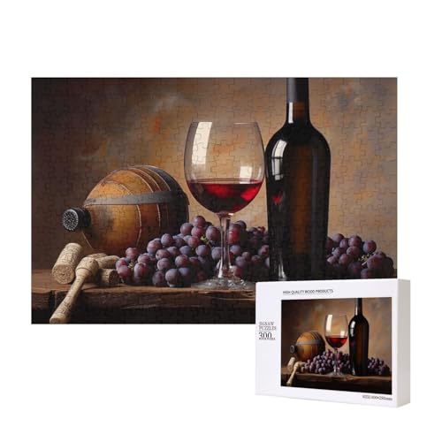 Intelligenz-Puzzle aus Holz, bedruckt, 40 x 28 cm, 300 Teile (verpackt), Lernspiel für Erwachsene, Heimdekoration, Puzzle von JKSEEPYN