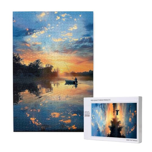 Intelligenz-Puzzle aus Holz, bedruckt, 50 x 75 cm, 1000 Teile (verpackt), Lernspiel für Erwachsene, Heimdekoration, Puzzle von JKSEEPYN