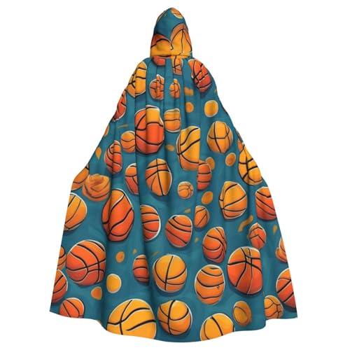 JKXUN Basketball Unisex Cosplay Kostüm Halloween Kapuzenumhang Umhang für Party Verkleiden volle Länge Uniform Robe von JKXUN