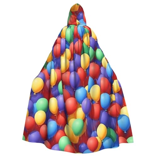 JKXUN Cartoon-Ballon, Unisex, Cosplay-Kostüm, Halloween, Kapuzenumhang, Umhang für Party, Verkleidung, volle Länge, Uniform-Bademantel von JKXUN