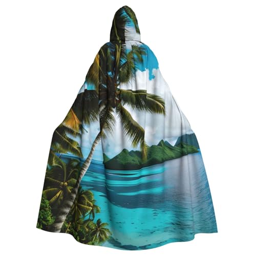JKXUN Norwegen Islands Unisex Cosplay Kostüm Halloween Kapuzenumhang Umhang für Party Verkleiden voller Länge Uniform Robe von JKXUN
