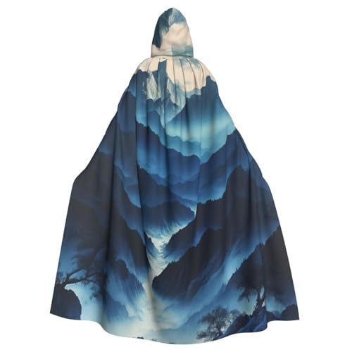 JKXUN Rocky Mountain Unisex-Kostüm, Cosplay-Kostüm, Halloween, Kapuzenumhang für Party, Verkleidung, volle Länge, Uniform-Bademantel von JKXUN