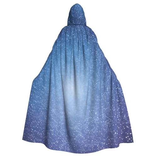JKXUN Umhang mit Kapuze und Weihnachtsbaumkugeln, Sternen, Unisex, Cosplay-Kostüm, Halloween, Umhang für Partys, Verkleidungen, Ganzkörper-Bademantel von JKXUN
