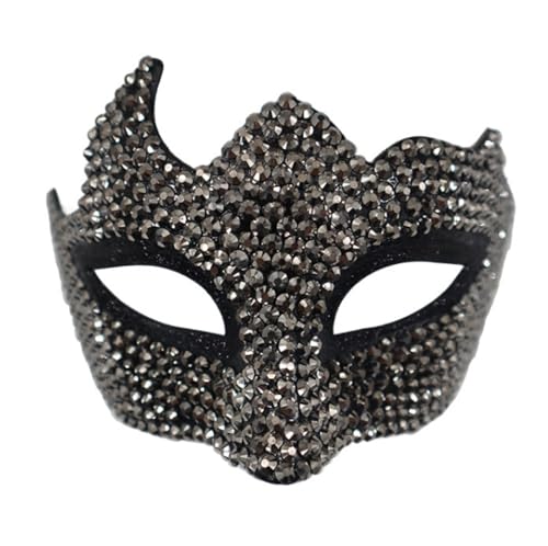 JLTC 2 Halloween Masken, Konzert Performance Masken, High-end Diamant Eingelegte Tanzbälle, Halbgesicht Europäische Und Amerikanische Modepartys, Strass Augenmasken von JLTC