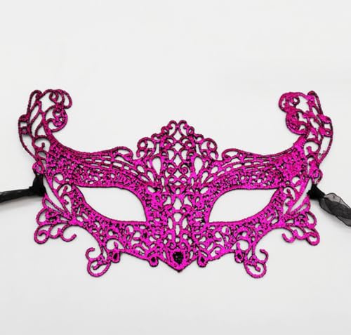 JLTC 2 Stücke Bunter Masken Für Frauen, Halbgesichtstanzpartys, Sexy Schwarze Augenmasken, Halloween Requisiten, Erwachsenenmasken von JLTC