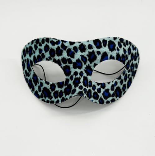 JLTC 2-stücke Halloween Make-up Ball Kostüm Pvc Zusammengesetzte Leopard Print Maske, Wild Und Uneingeschränkt, Zeigt Persönlichkeit, Party Requisiten von JLTC