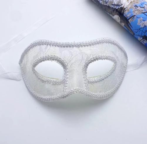 JLTC 2-stücke Halloween Masken Für Frauenpartys, Flacher Schnitt Spitze Halbgesicht Ball Augenmasken, Prinzessin Spitze Urlaub Performance Masken von JLTC