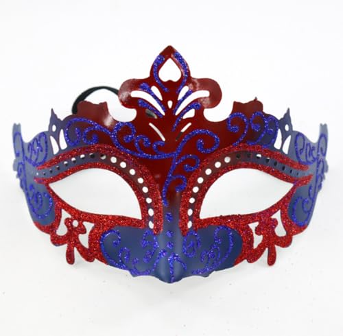 JLTC 2-stücke Von Halloween Karnevalsnacht Tanzparty Augenmasken Bemalte High-end-kronenmasken, Rollenspiele Performance Requisiten von JLTC
