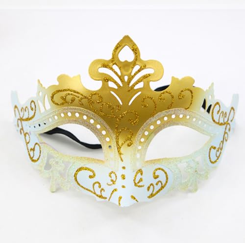 JLTC Halloween Karneval Nacht Tanz Party Augenmaske Gemalt High End Krone Maske Bar Performance Requisiten von JLTC