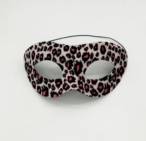 JLTC Halloween Make-up Ball Dressing Pvc Composite Leopard Muster Maske Wilde Und Uneingeschränkte Persönlichkeitsausstellung Party Requisiten von JLTC