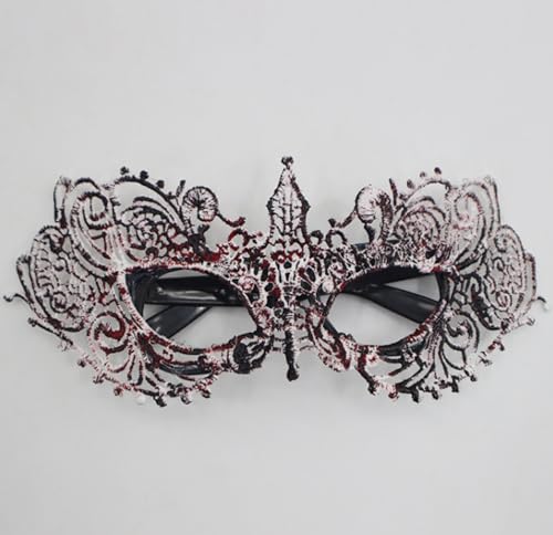 JLTC Halloween Maske Party Ball Fledermaus Sexy Spitze Halbes Gesicht Augenmaske Leistung Make-up Requisiten von JLTC