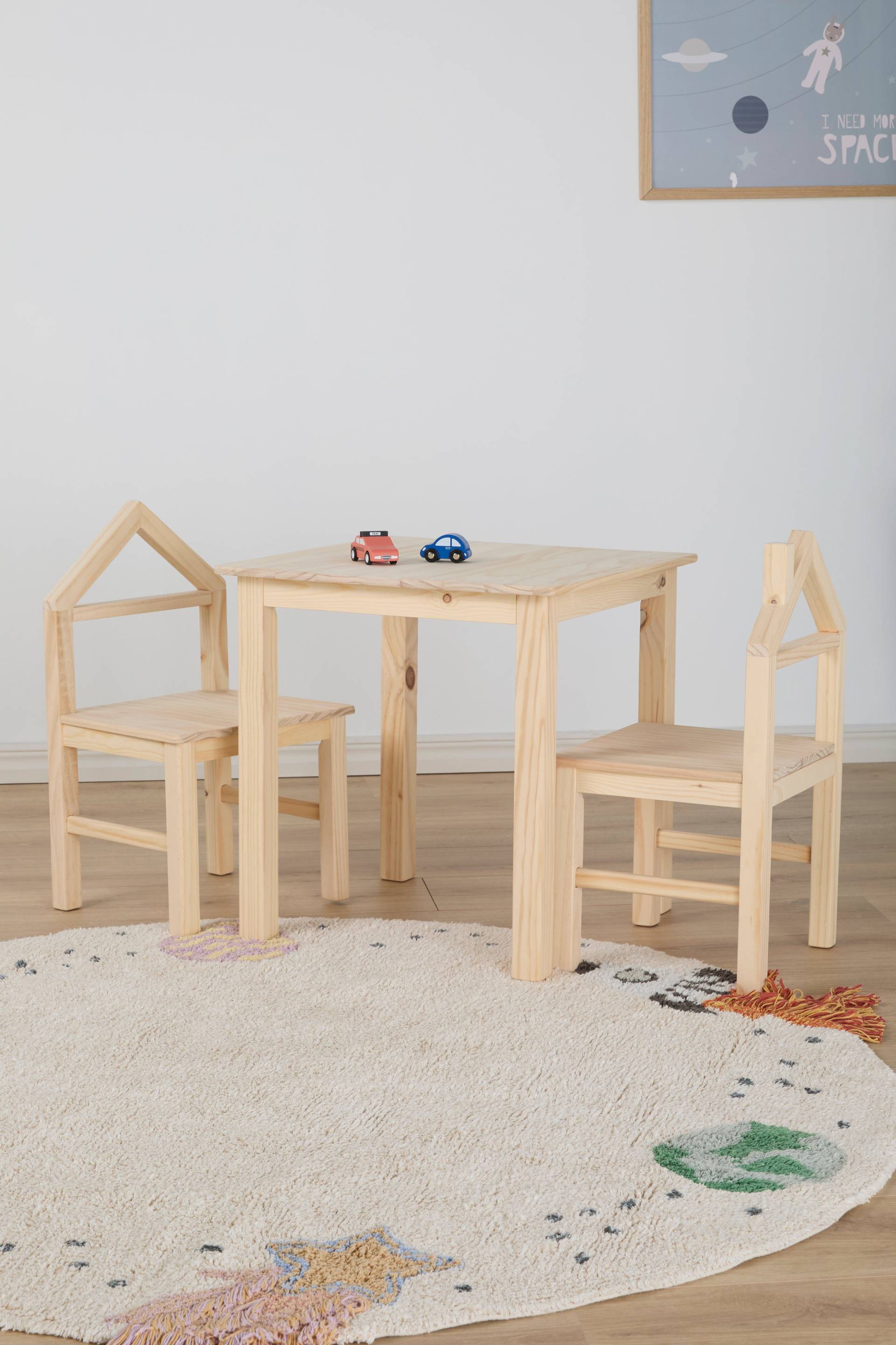 JLY House Tisch Und Stühle, Natur JLY House Tisch Und Stühle, Natur von JLY