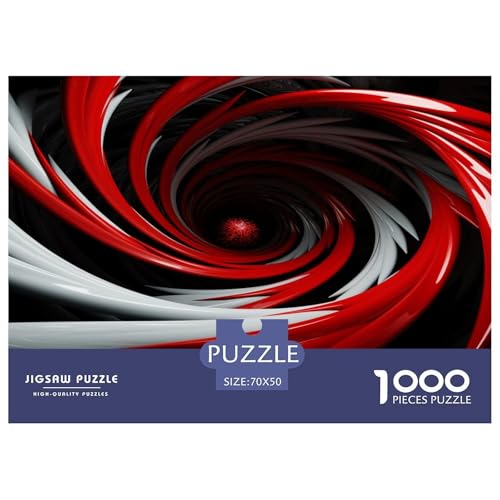 3D Schwindel Puzzle 1000-teilige Schwer Puzzle Spielzeug Pädagogisches Spiel Impossible Herausforderung Spielzeug Für Erwachsene Und Kinder Ab 14 Jahren 70x50cm/1000pcs von JLZBXCUER