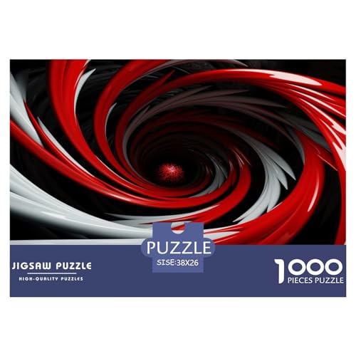 3D Schwindel Puzzles 1000 Teile Schwer Puzzle Spielzeug Lernspiel Impossible Herausforderung Spielzeug Für Erwachsene Und Kinder Ab 12 Jahren 38x26cm/1000pcs von JLZBXCUER