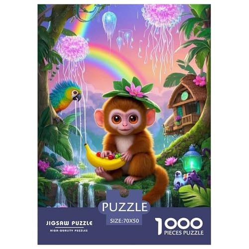 AFFE Puzzles 1000 Teile Schwer Puzzle Spielzeug Lernspiel Impossible Herausforderung Spielzeug Für Erwachsene Kinder 70x50cm/1000pcs von JLZBXCUER