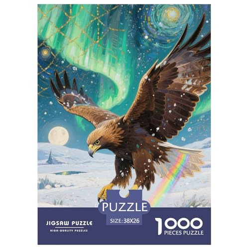 Adler Puzzle 1000 Teile Schwer Puzzle Spielzeug Lernspiel Impossible Herausforderungsspielzeug Für Erwachsene Und Kinder Ab 12 Jahren 38x26cm/1000pcs Adler Puzzle 1000 Teile Schwer Puzzle Spielzeug Lernspiel Impossible Herausforderungsspielzeug Für Erwachsene Und Kinder Ab 12 Jahren 38x26cm/1000pcs von JLZBXCUER