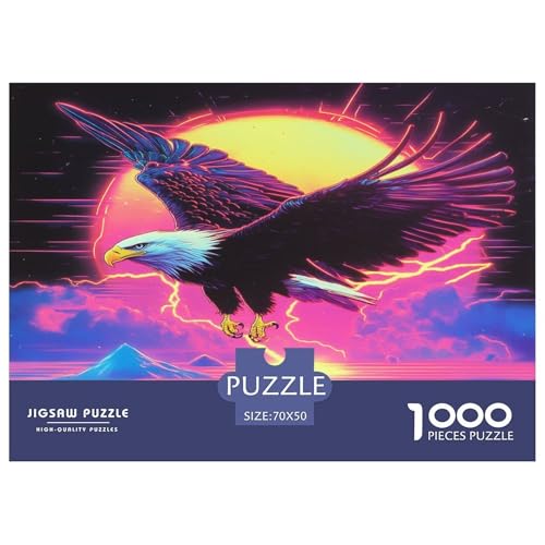 Adler Puzzle 1000 Teile Schwer Puzzle Spielzeug Lernspiel Impossible Herausforderungsspielzeug Für Erwachsene Und Kinder Ab 14 Jahren 70x50cm/1000pcs Adler Puzzle 1000 Teile Schwer Puzzle Spielzeug Lernspiel Impossible Herausforderungsspielzeug Für Erwachsene Und Kinder Ab 14 Jahren 70x50cm/1000pcs von JLZBXCUER