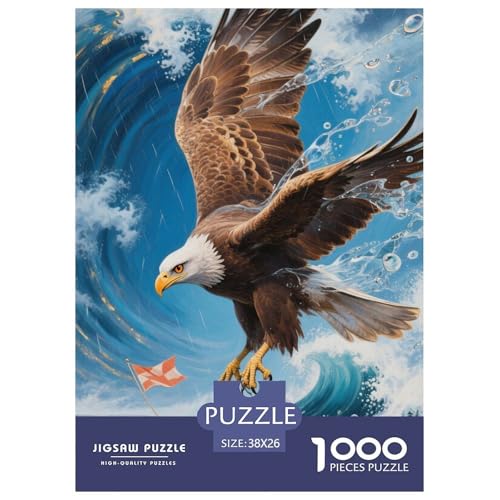 Adler Puzzle 1000 Teile Schwer Puzzle Spielzeug Lernspiel Impossible Herausforderungsspielzeug Für Erwachsene Und Kinder in Bewährter 38x26cm/1000pcs Adler Puzzle 1000 Teile Schwer Puzzle Spielzeug Lernspiel Impossible Herausforderungsspielzeug Für Erwachsene Und Kinder in Bewährter 38x26cm/1000pcs von JLZBXCUER