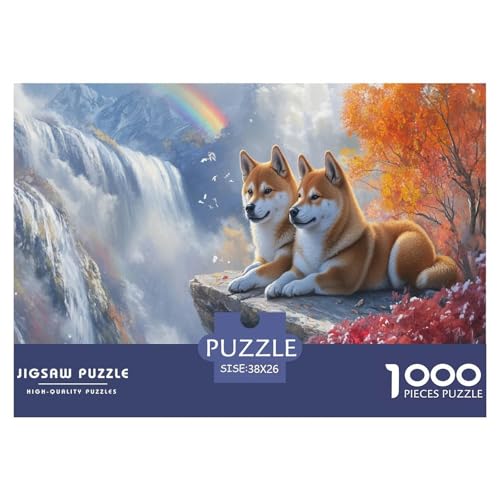 Akita Hund Puzzle 1000 Teile Schwer Puzzle Spielzeug Lernspiel Impossible Herausforderung Spielzeug Für Erwachsene Und Kinder Ab 12 Jahren 38x26cm/1000pcs Akita Hund Puzzle 1000 Teile Schwer Puzzle Spielzeug Lernspiel Impossible Herausforderung Spielzeug Für Erwachsene Und Kinder Ab 12 Jahren 38x26cm/1000pcs von JLZBXCUER