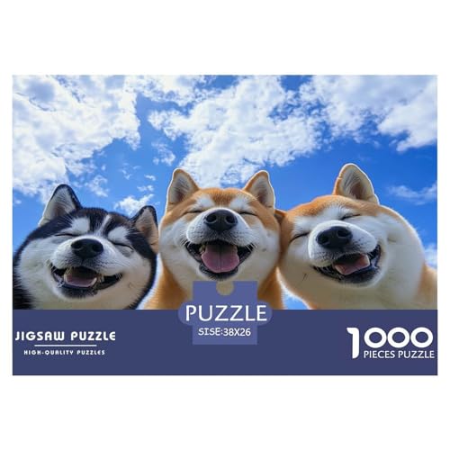 Akita Hund Puzzle 1000 Teile Schwer Puzzle Spielzeug Lernspiel Impossible Herausforderungsspielzeug Für Erwachsene Und Kinder in Bewährter 38x26cm/1000pcs Akita Hund Puzzle 1000 Teile Schwer Puzzle Spielzeug Lernspiel Impossible Herausforderungsspielzeug Für Erwachsene Und Kinder in Bewährter 38x26cm/1000pcs von JLZBXCUER