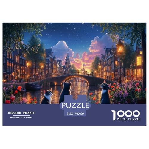 Amsterdamer Kanal Puzzle 1000 Teile Schwer Puzzle Spielzeug Pädagogisches Spiel Impossible Herausforderung Spielzeug Für Erwachsene Und Kinder Ab 14 Jahren 70x50cm/1000pcs Amsterdamer Kanal Puzzle 1000 Teile Schwer Puzzle Spielzeug Pädagogisches Spiel Impossible Herausforderung Spielzeug Für Erwachsene Und Kinder Ab 14 Jahren 70x50cm/1000pcs von JLZBXCUER