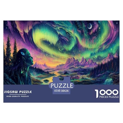 Aurora Puzzle 1000-teilige Schwer Puzzle Spielzeug Lernspiel Impossible Herausforderung Spielzeug Für Erwachsene Kinder 38x26cm/1000pcs Aurora Puzzle 1000-teilige Schwer Puzzle Spielzeug Lernspiel Impossible Herausforderung Spielzeug Für Erwachsene Kinder 38x26cm/1000pcs von JLZBXCUER