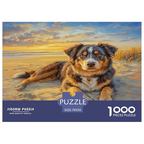 Australischer Schäfer Puzzle 1000 Teile Schwer Puzzle Spielzeug Lernspiel Impossible Herausforderung Spielzeug Für Erwachsene Und Kinder Ab 12 Jahren 70x50cm/1000pcs Australischer Schäfer Puzzle 1000 Teile Schwer Puzzle Spielzeug Lernspiel Impossible Herausforderung Spielzeug Für Erwachsene Und Kinder Ab 12 Jahren 70x50cm/1000pcs von JLZBXCUER