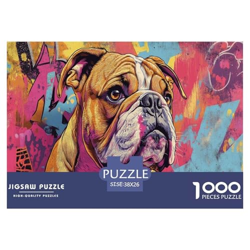 BULLHund Puzzles 1000 Teile Schwer Puzzle Spielzeug Pädagogisches Spiel Impossible Herausforderung Spielzeug Für Erwachsene Kinder 38x26cm/1000pcs BULLHund Puzzles 1000 Teile Schwer Puzzle Spielzeug Pädagogisches Spiel Impossible Herausforderung Spielzeug Für Erwachsene Kinder 38x26cm/1000pcs von JLZBXCUER
